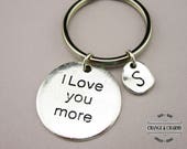 I Love You More Keychain I Love You More Charm Love | Etsy