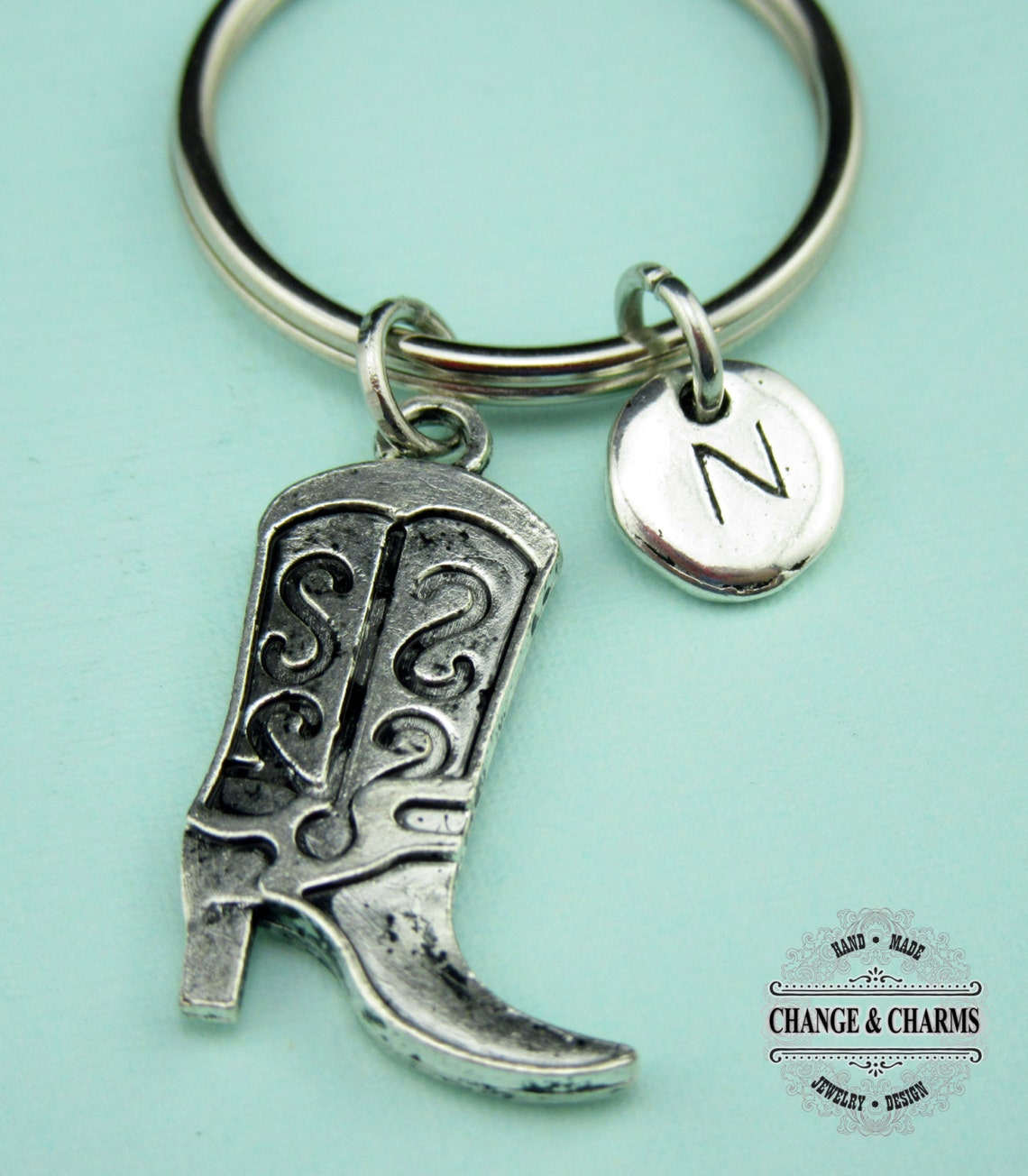 Cowboy Boot Keychain Cowgirl Boot Keychain Cowgirl Boot Etsy
