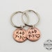 Personalized Lucky Penny Keychain, Girlfriend, Boyfriend, Anniversary Gift, For Him, Husband, Wife Gift, Wedding, Custom Gift,Lucky Keychain