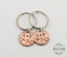 Personalized Lucky Penny Keychain, Girlfriend, Boyfriend, Anniversary Gift, For Him, Husband, Wife Gift, Wedding, Custom Gift,Lucky Keychain
