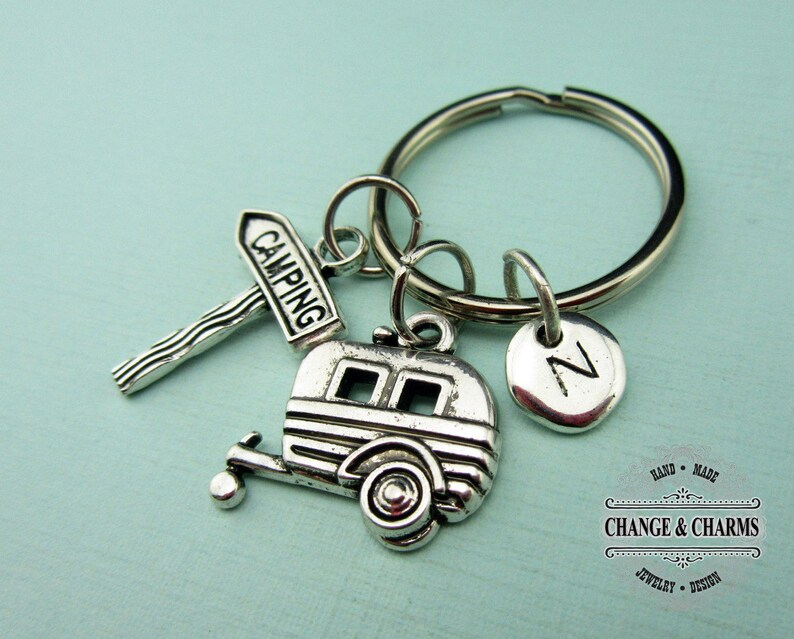 Camping Keychain Camper Keychain Campers Keychain Gift for Etsy