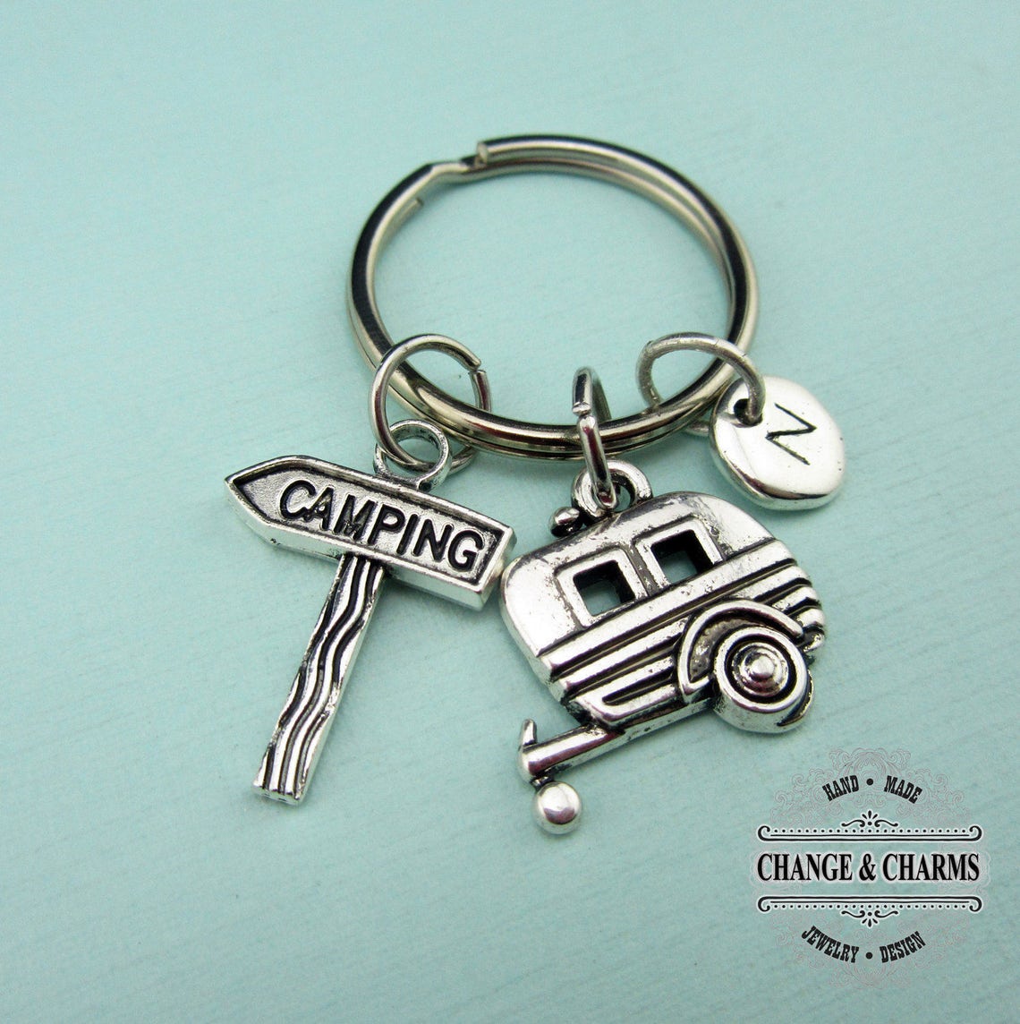 Camping Keychain Camper Keychain Campers Keychain Gift for Etsy