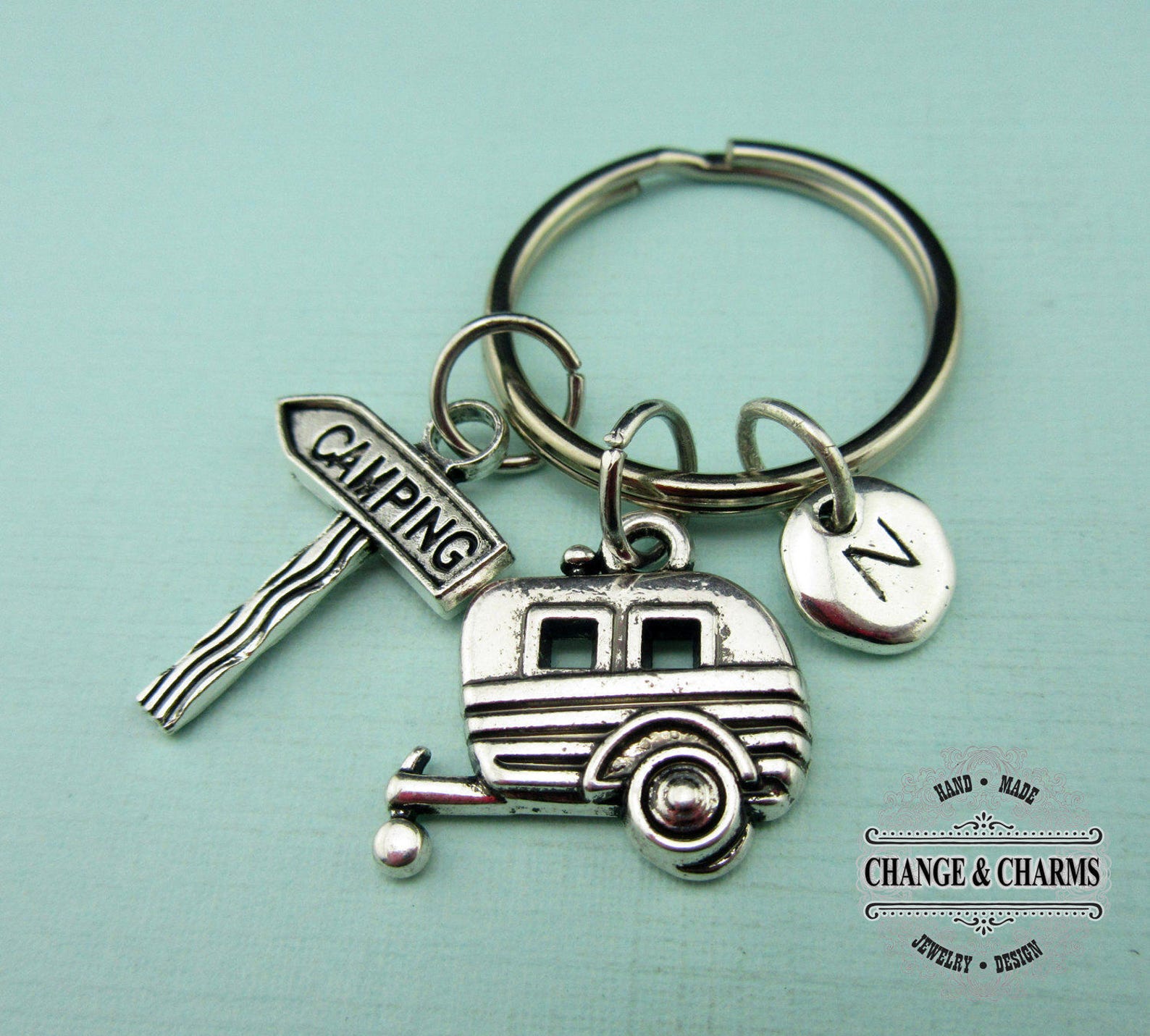 Camping Keychain Camper Keychain Campers Keychain Gift for Etsy