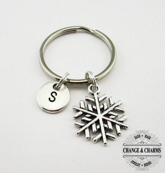 snowflake keychain
