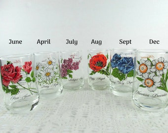 birth month flowers etsy