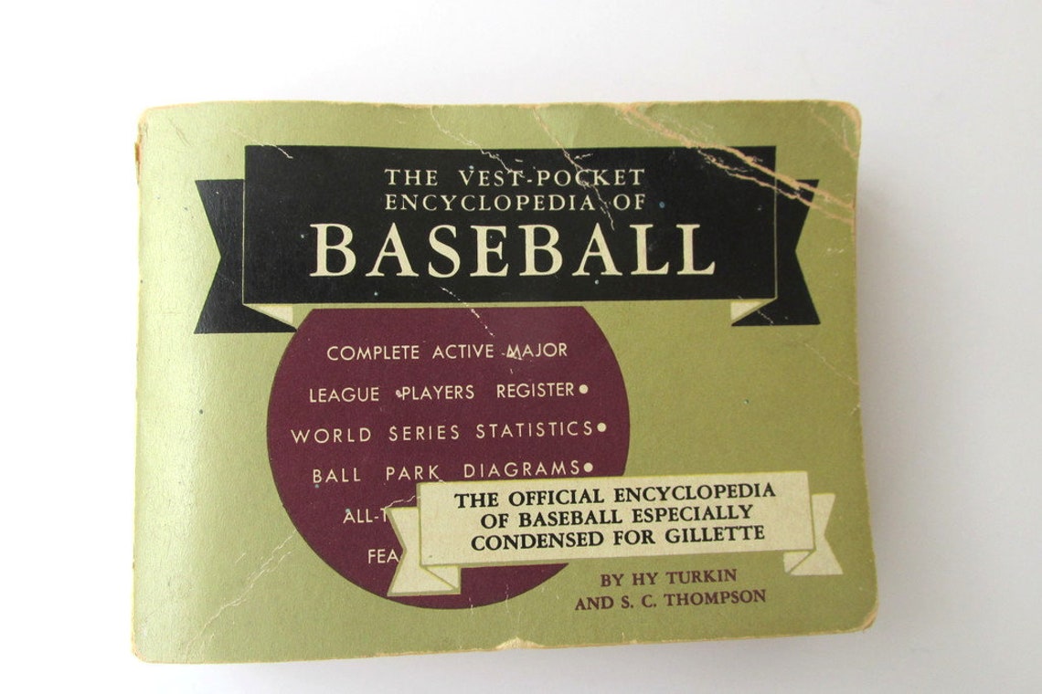 Vest Pocket Encyclopedia of Baseball 1956 Vintage Baseball Etsy