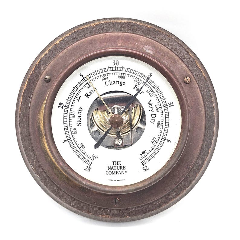 Vintage Barometer the Nature Company Made in Germany - Etsy