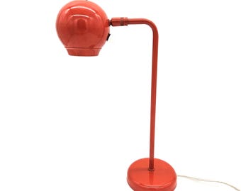Vintage Orange Eyeball Desk Lamp