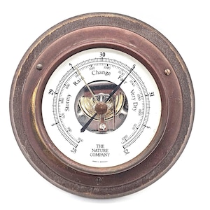 Vintage Barometer The Nature Company Made In Germany