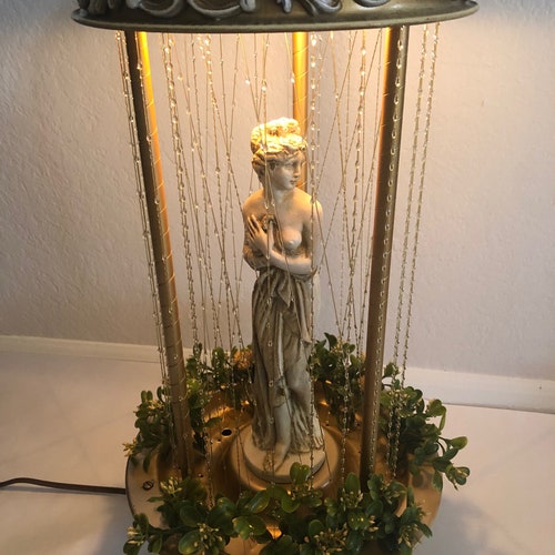Vintage Rain Lamp Large Oil Rain Lamp Mid Century Lamp Etsy