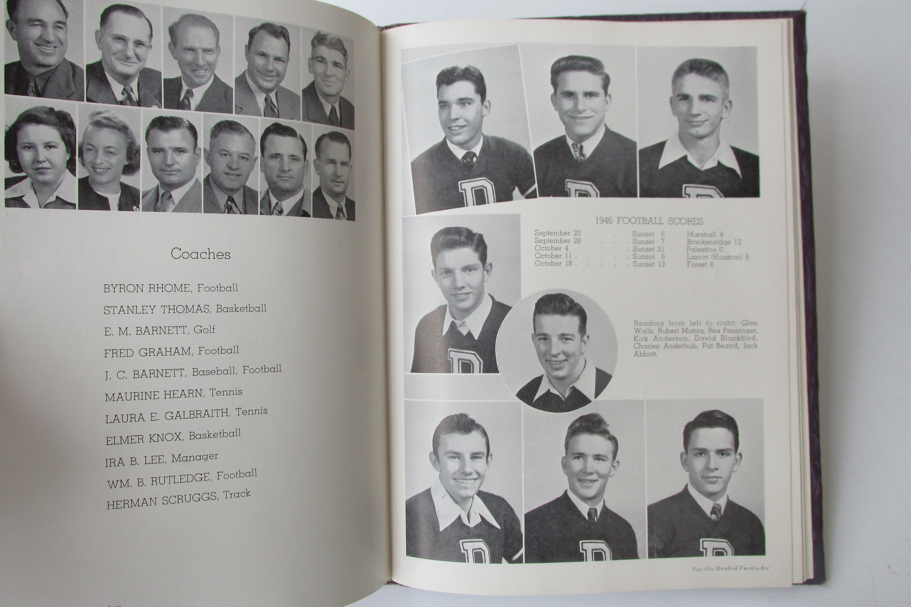 1940s Vintage Yearbooks High School Yearbooks Sunset High Etsy