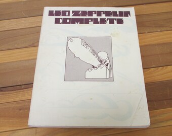 Led Zeppelin Complete Music Song Book 1973