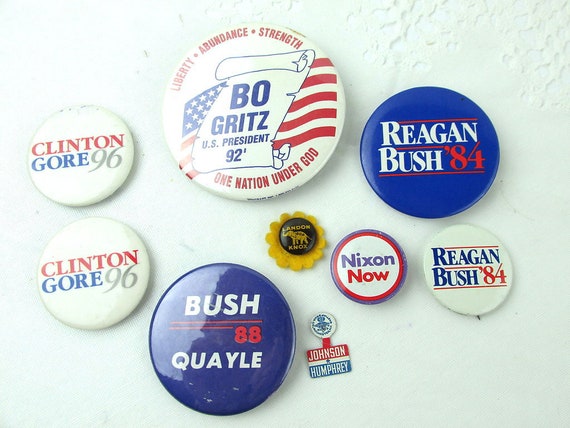 presidential election pins