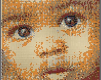 LEGO Custom Portrait Mosaic