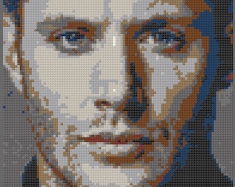 Lego Jensen Ackles Mosaic Supernatural Dean Winchester
