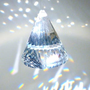 Zonvanger kegel 50 mm K9 glas kristal lichtvanger voor ramen als knutselmateriaal