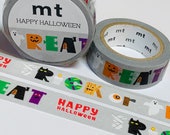 TRICK Or TREAT CHARACTERS Mt Halloween Washi Tape 1 Roll 15mm x 7m (23 Feet)