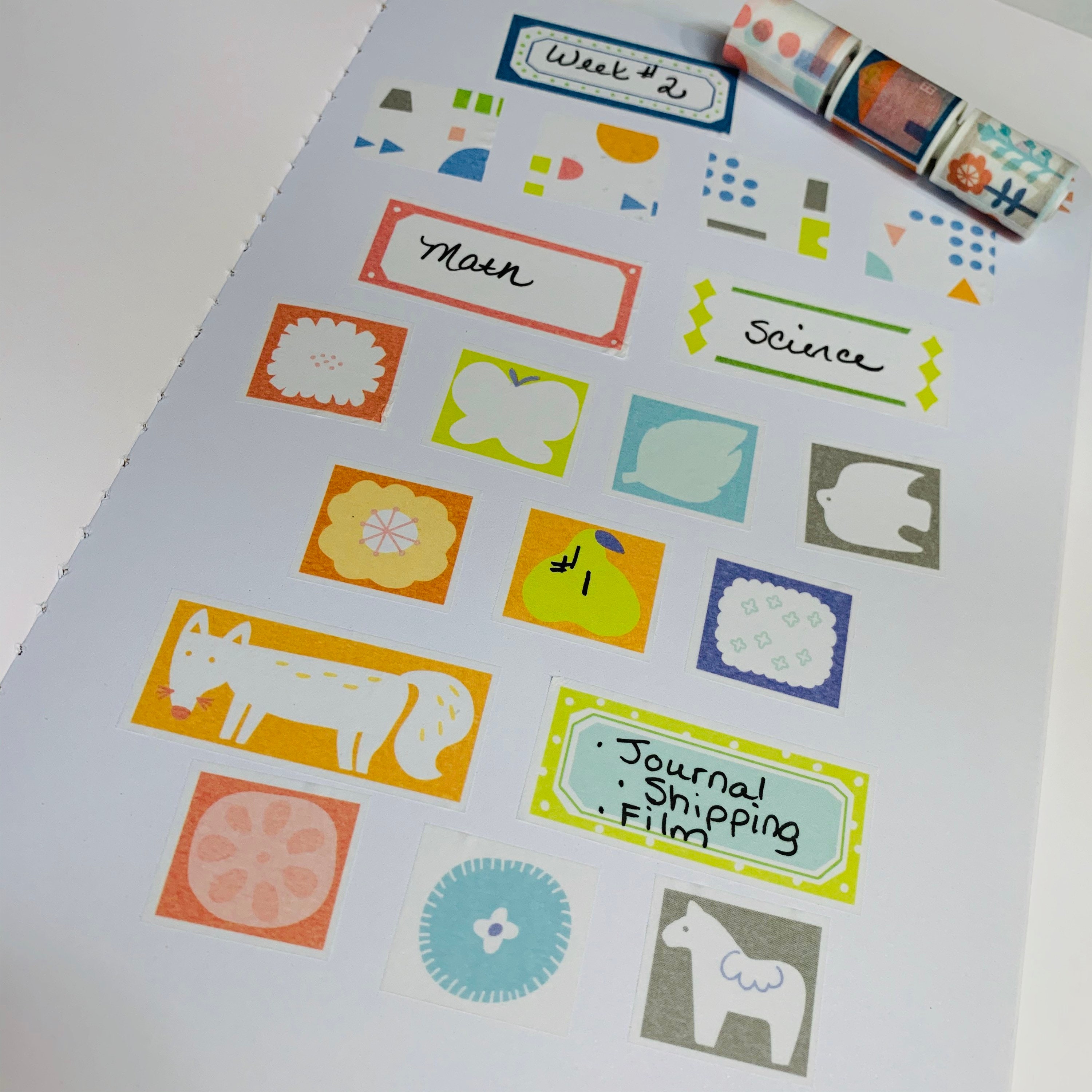 Math Science Journal Label