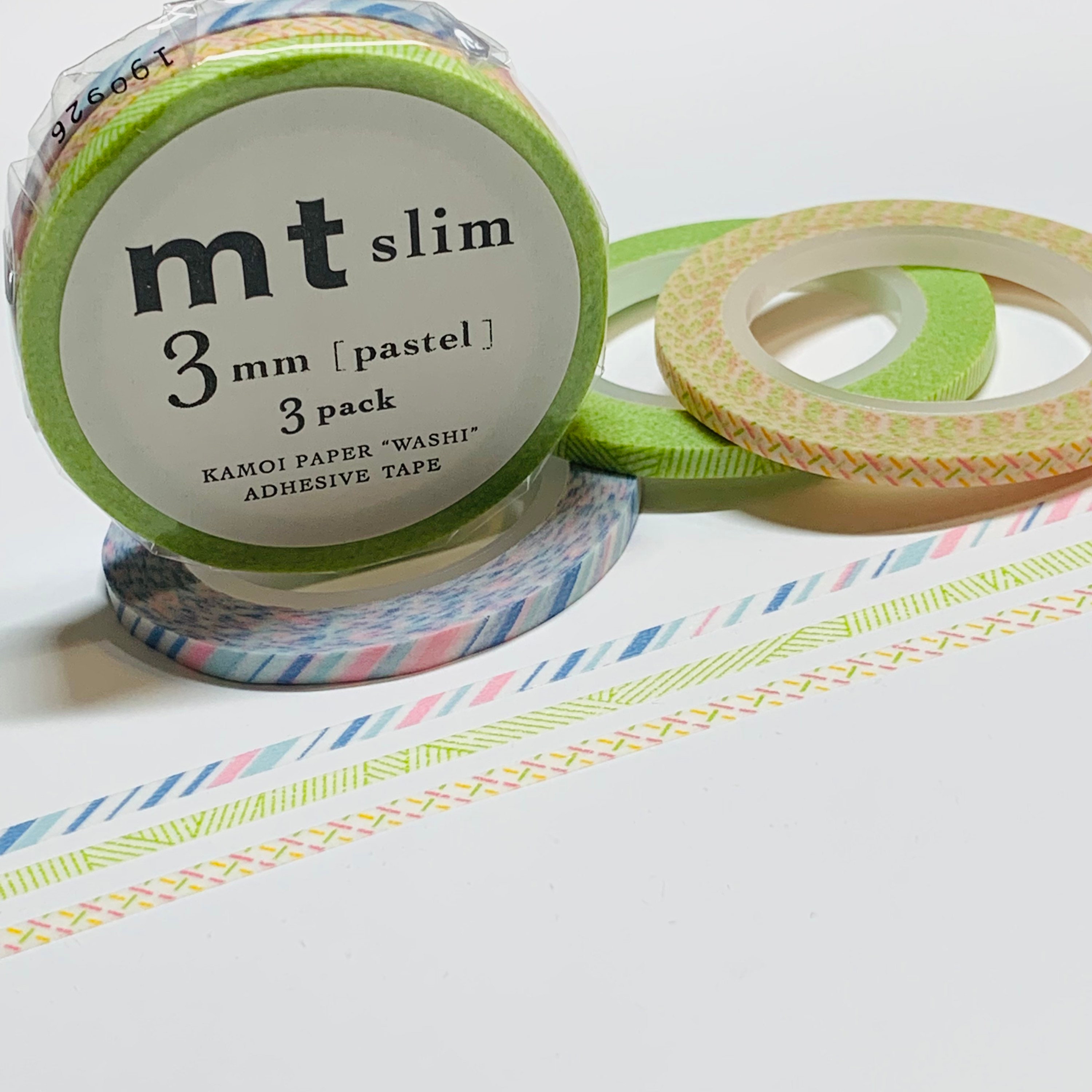  mt Slim Washi Tape - Very Slim A - 3 mm x 10 m - Set of 2