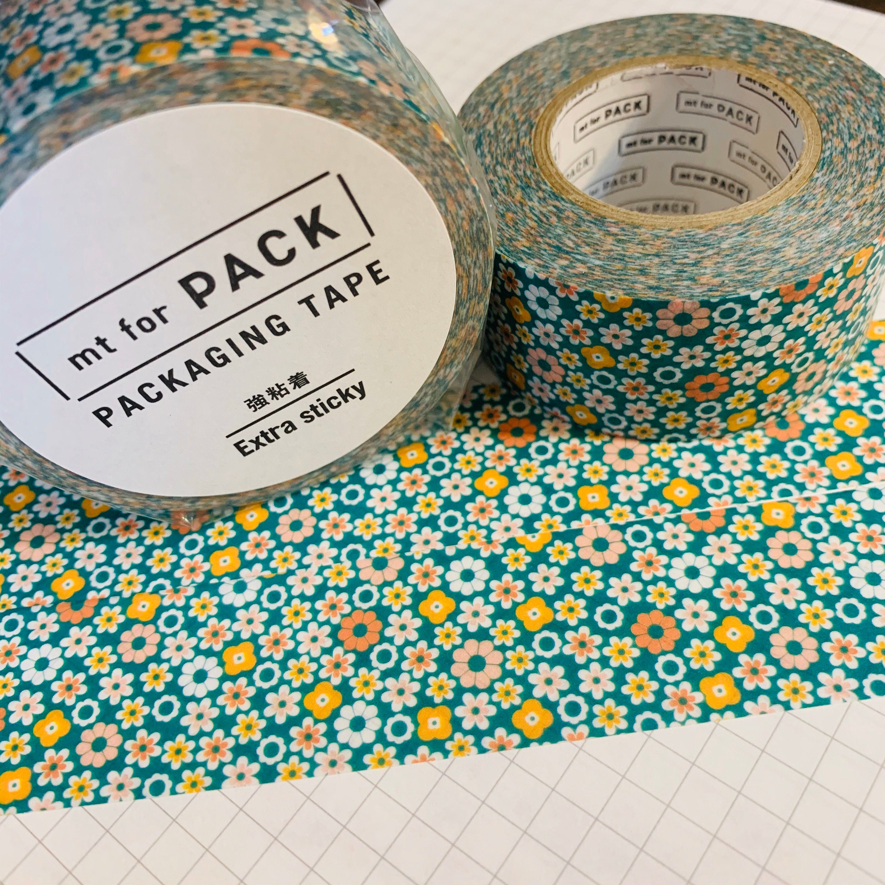 FIELDS Of FLOWERS MT Washi Packaging Tape Strong Washi for
