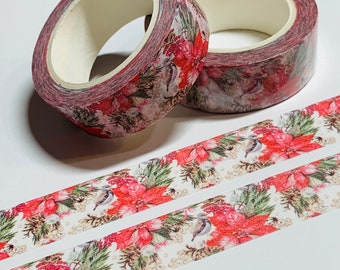 Washi Tape Merry Christmas Gold Foil Angel Present Reindeer Bauble 15mm x 10m Washi Tape Merry Christmas Gold Foil Angel Present Reindeer Bauble 15mm x 10m