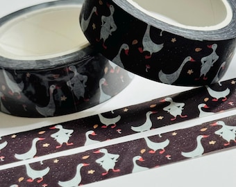 DUCKS DOING The CHICKEN Dance Washi Tape ~ 1 Roll ~ 15mm x 10m (33 Feet)