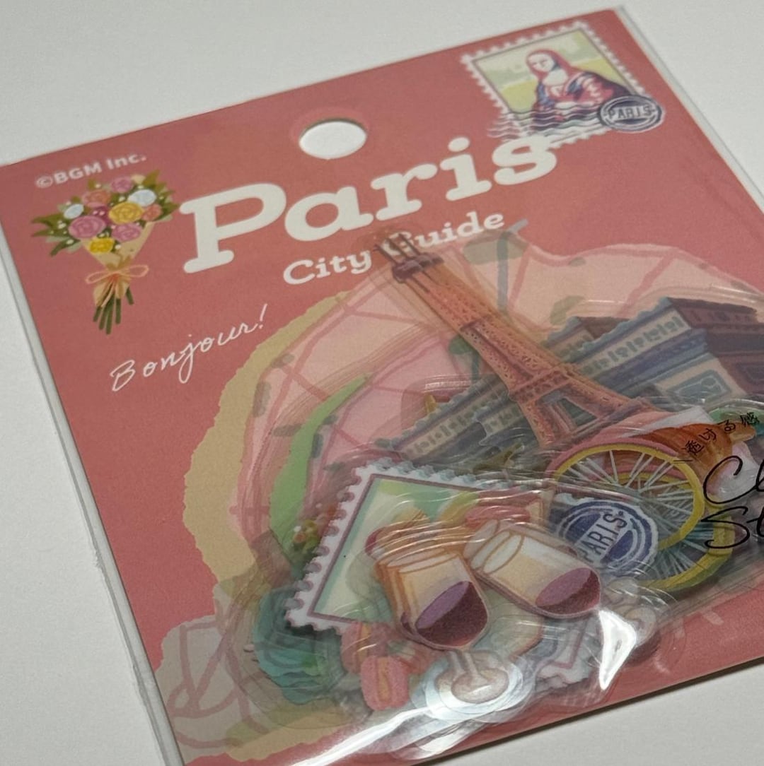 PARIS GUIDE BGM Sticker Pack ~ 30 Stickers - Etsy