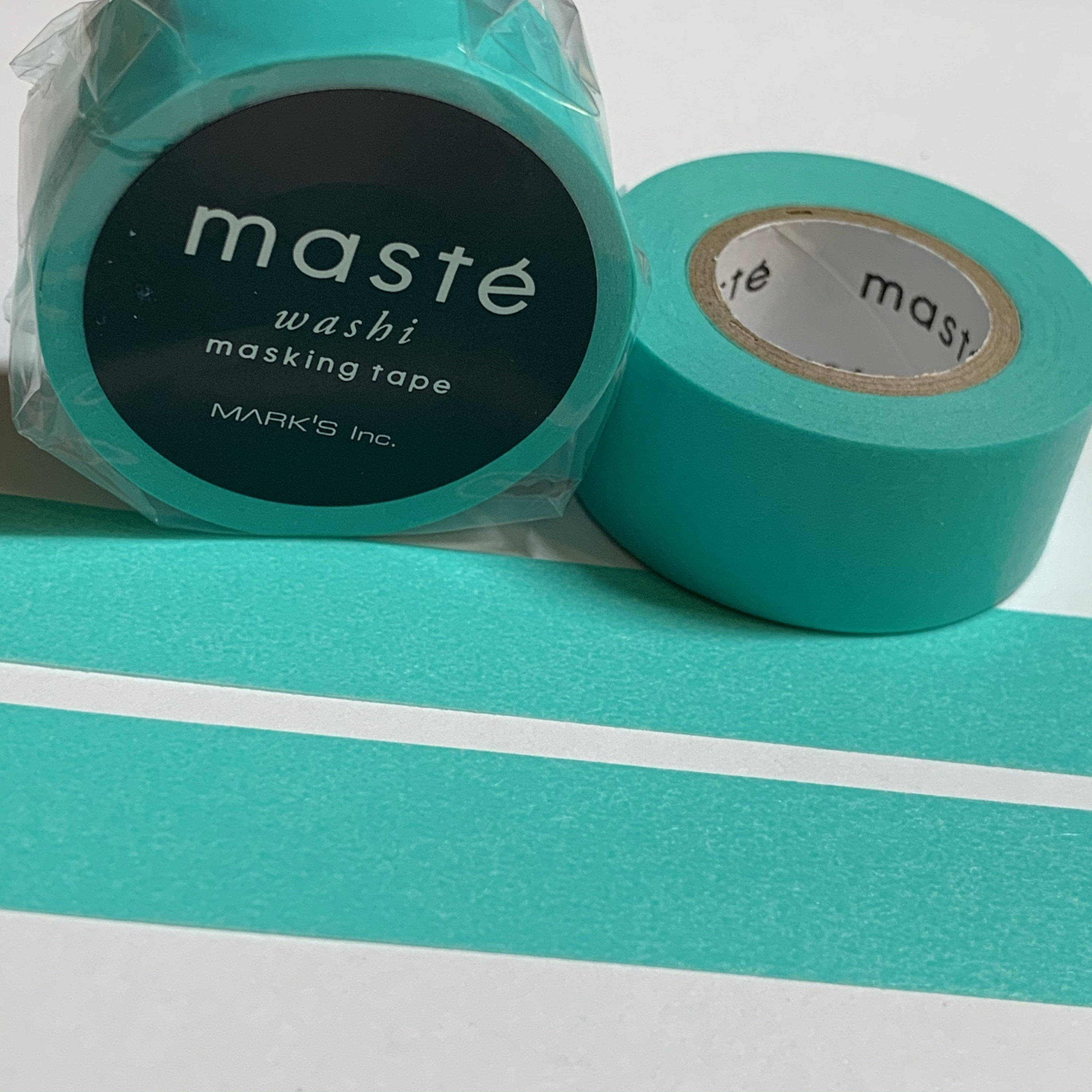 DEEP MINT GREEN Matte Maste Washi Tape 1 Roll Perfect for Etsy