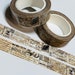 VINTAGE KRAFT NEWSPRINT And Postage Ephemera Washi Tape ~ 1 Roll ~ 15mm x 10m (33 Feet) 