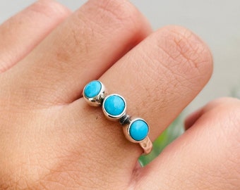 Turquoise  ring for women sterling silver 925, minimal rings, for woman, gifts for her, ring, rings, silver jewellery