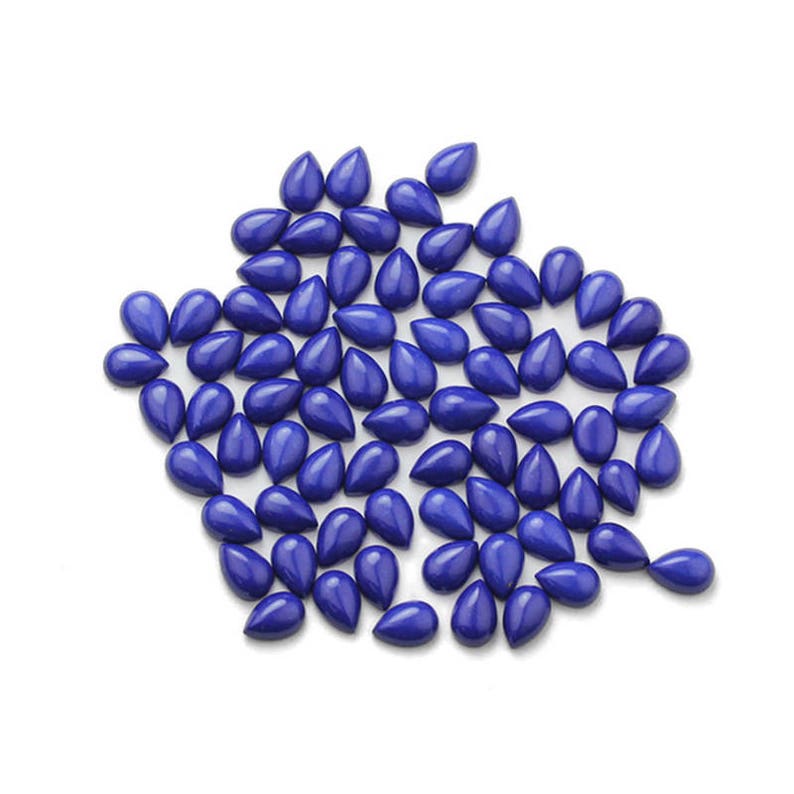 1 pc Blue Lapis Lazuli Gemstone Pear Shape Lapis Lazuli Cabochon Lab Created Lapis Gemstone Lapis Calibrated Gemstone SM155