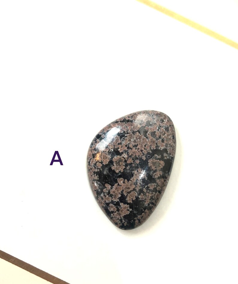 G4578 Natural Flower obsidian Gemstone Rare Flower obsidian Etsy