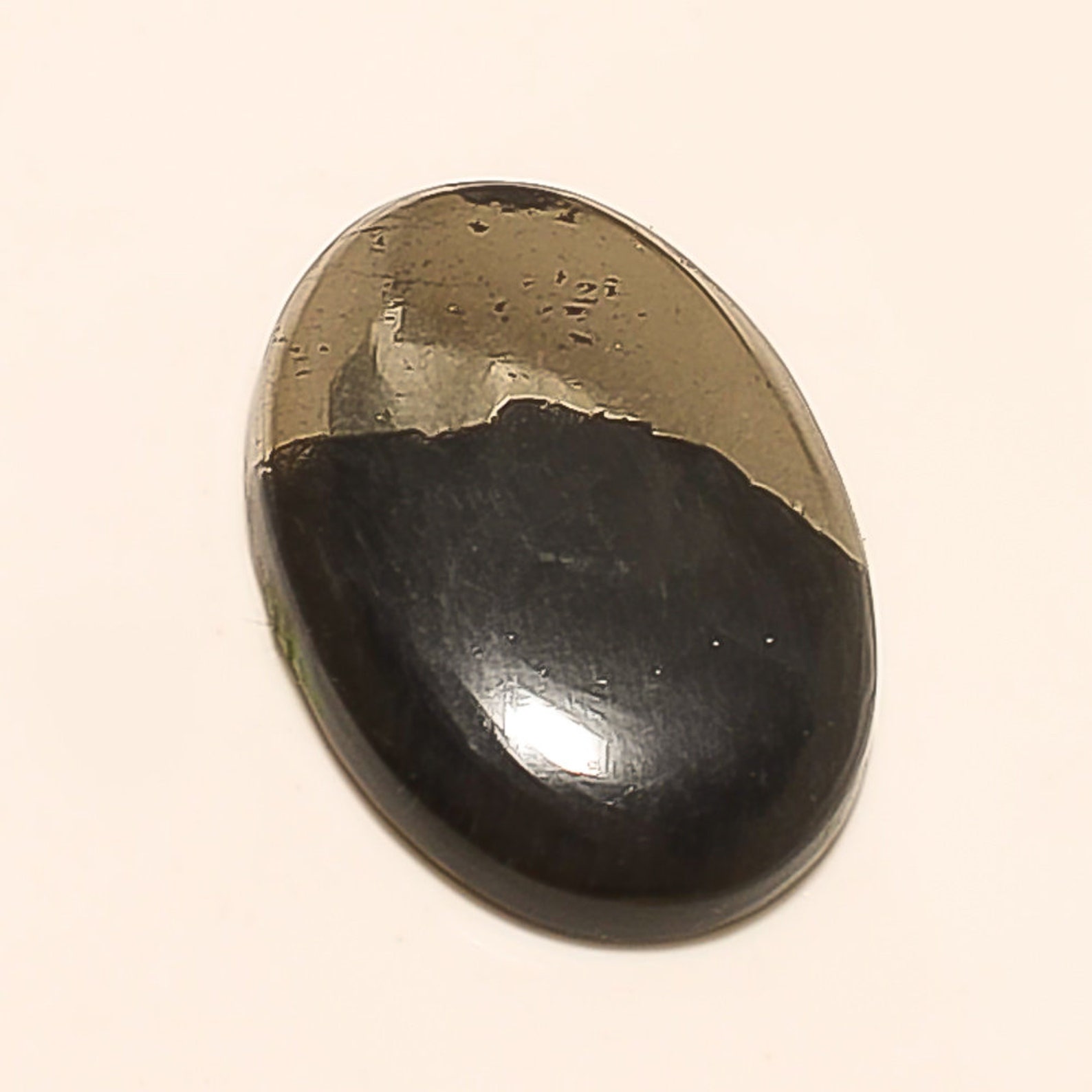 34.5 Cts Natural Apache Gold Gemstone Cabochon Apache Pyrite Etsy