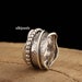 Boho spinner Ring, Mother’s day gifts, Women Ring,Sterling Silver 925,silver spinner Ring,women meditation ring,etsy spinner ring, all size 
