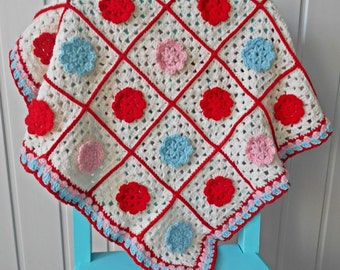 Baby blanket vintage style