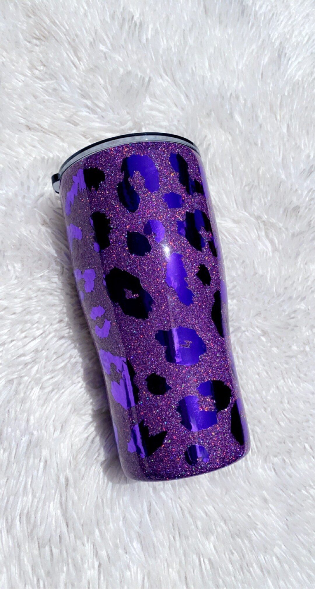 All Over Leopard Tumbler / Glitter Tumbler / Stainless Steel Tumbler