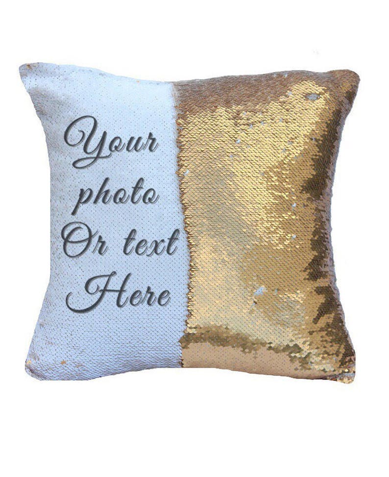 Custom Sequin Pillow Case case Only Etsy