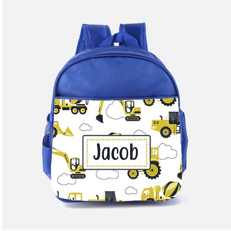 Printed Customised Kids School Rucksack Bag Personalised Name Mini Backpack