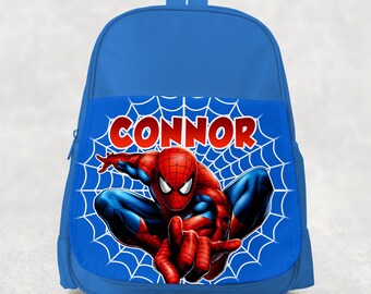 personalised spiderman backpack