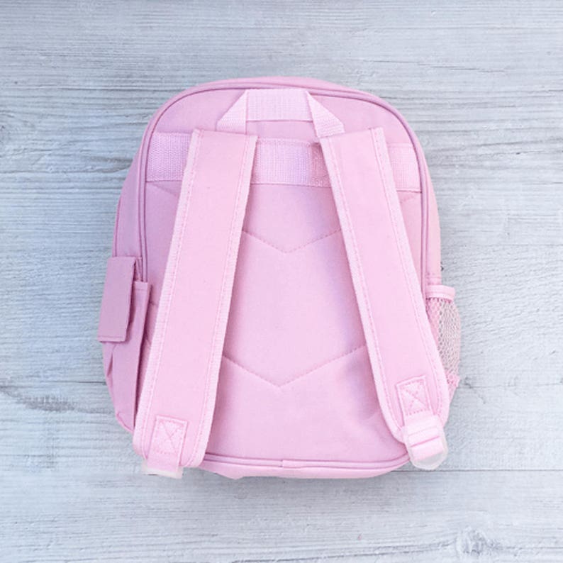 Nursery Girls Rose Gold Initial Name Personalised Drawstring Bag P.E Bag,