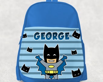 personalized batman backpack