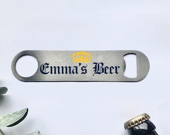 Personalised Corona Bottle Opener, Beer Bottle Opener Birthday Gift For Him, Custom Gift For Beer Lover, Dad's Beer