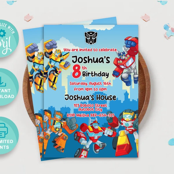 Rescue Bots Birthday - Etsy