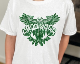 Kids' Eagle 'Bird Gang' T-Shirt, Philadelphia Sports, Unisex Cotton Tee