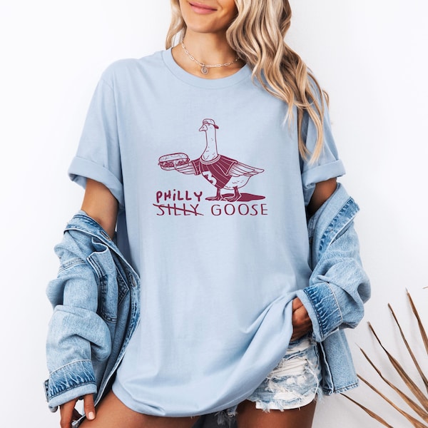 Camiseta de béisbol Philly Goose, camiseta Silly Goose, deportes de Filadelfia, camiseta del día del partido, fanático de los deportes de Filadelfia, camiseta de las ligas menores