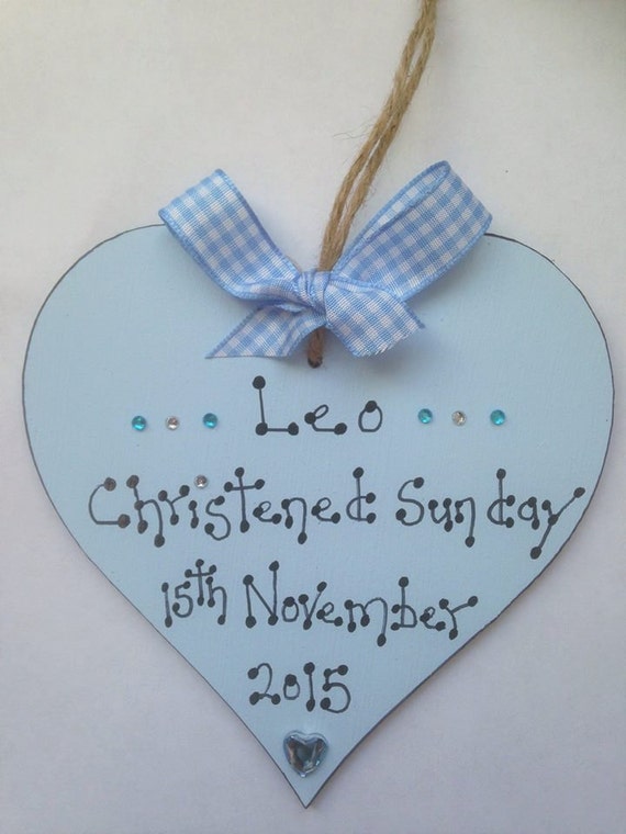 personalised christening plaques