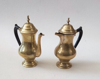 トルココーヒーポット – ヴィンテージの手作業で仕上げられた真鍮製