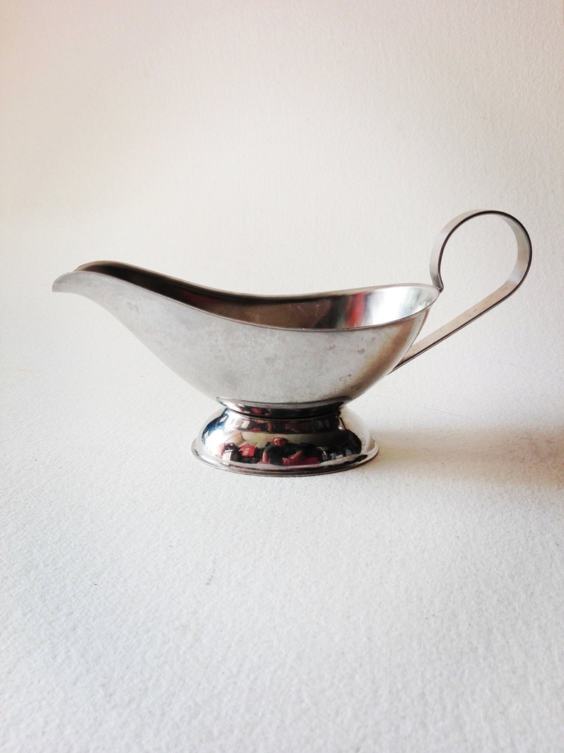 Vintage Gravy Boat French Stainless Steel French Sauceboat Etsy