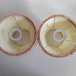 Set of 2 Bedside lamp french vintage fringe lamp shade | Etsy