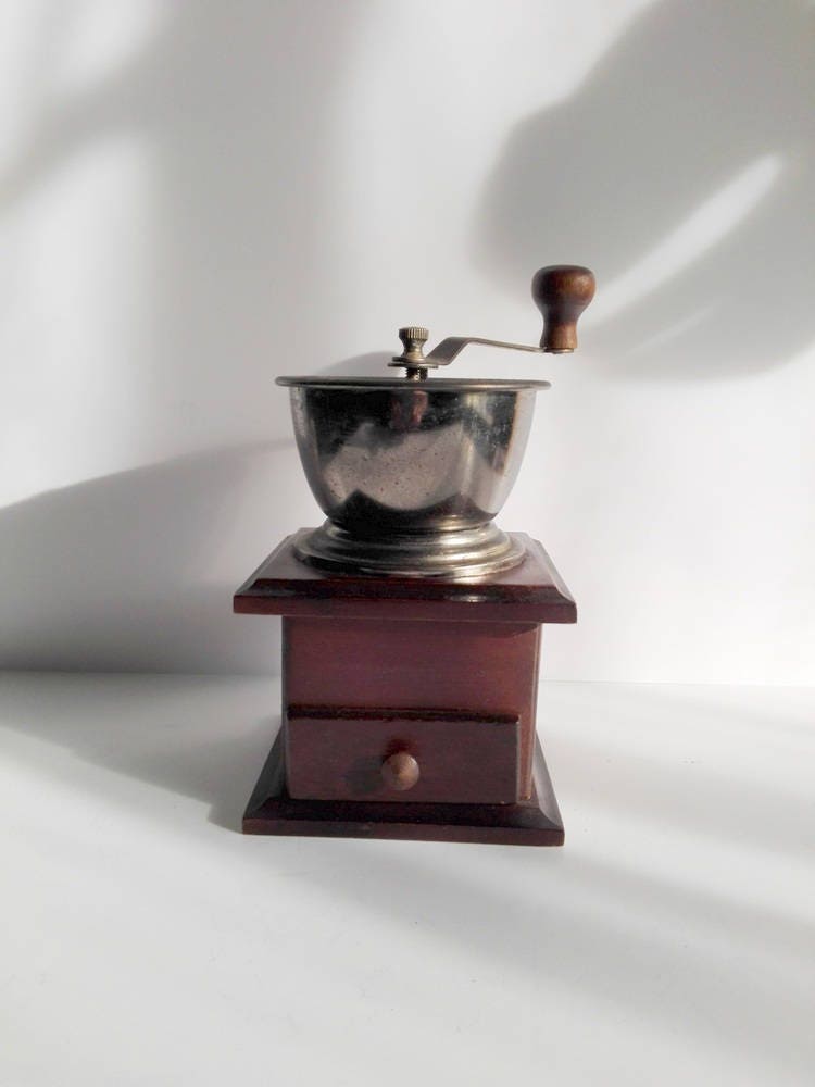 Moulin A Café Français Vintage, Coffee Grinder French Vintage. Molino de Francés Déco Cuisine Rétro,